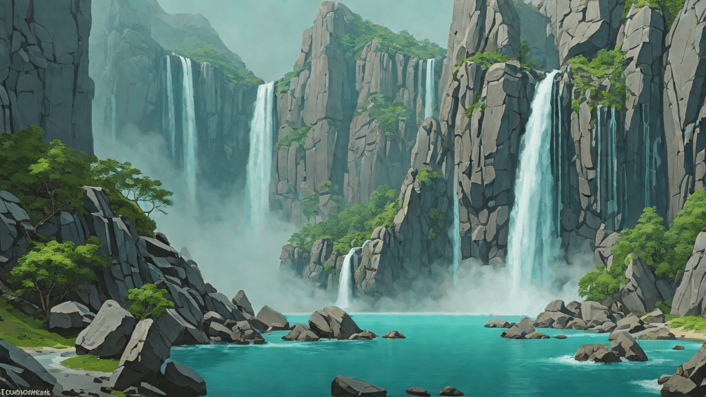 Week 20 of the pregnancy journey — Hessa at the Falls, Skyreach Climb · The midpoint