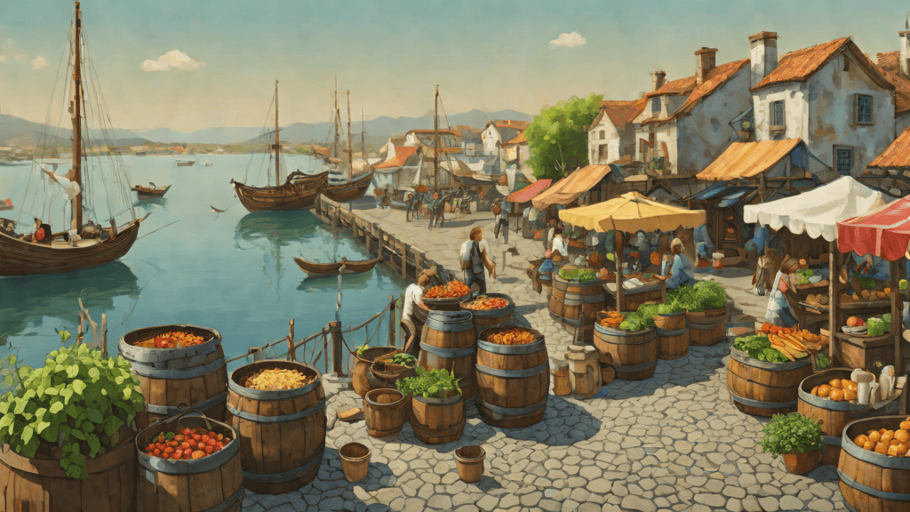 Week 34 of the pregnancy journey — Fenn at the Market, A bustling waterfront market