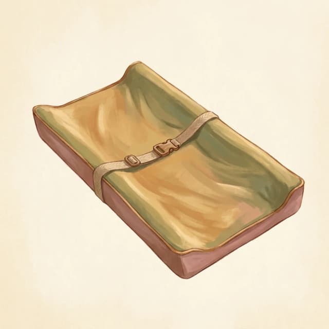 Blissful Diary Vegan Leather Baby Changing Pad